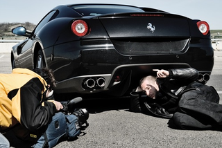 Illustration for article titled Ferrari 612 Scaglietti: Track-Tested, V12-Powered, Kid-Approved